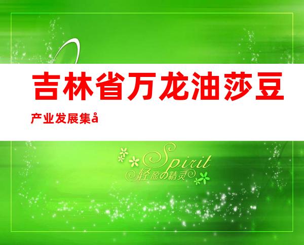 吉林省万龙油莎豆产业发展集团有限公司